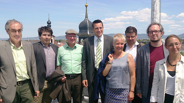 140624 AKWissenschaft Schwetzingen2 Auf dem Dach des Schwetzinger Schlosses