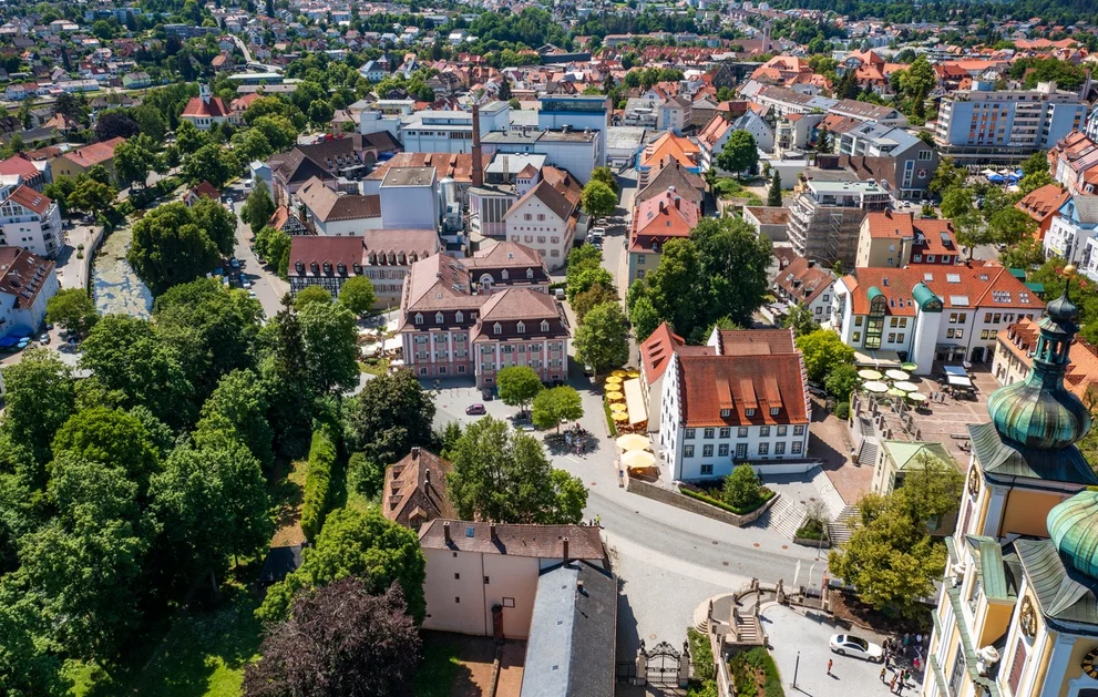 Blick auf Donaueschingen