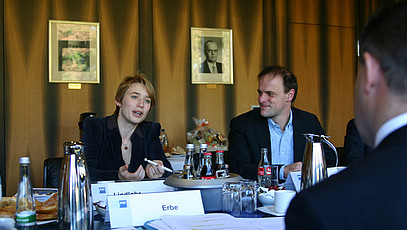 Andrea Lindlohr und Thomas Poreski. Foto: IHK Reutlingen