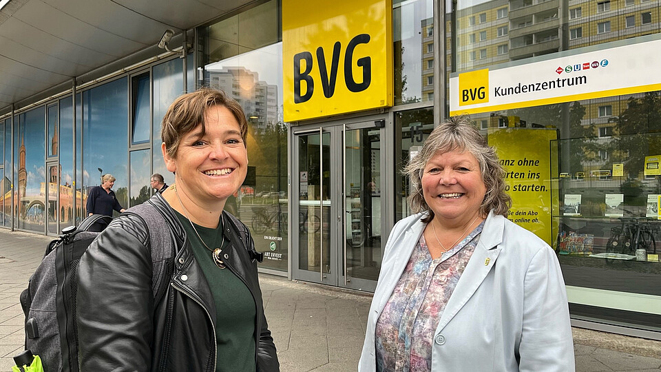 Unsere Abgeordneten besuchen die Berliner Verkehrsbetriebe