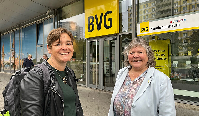 Unsere Abgeordneten besuchen die Berliner Verkehrsbetriebe