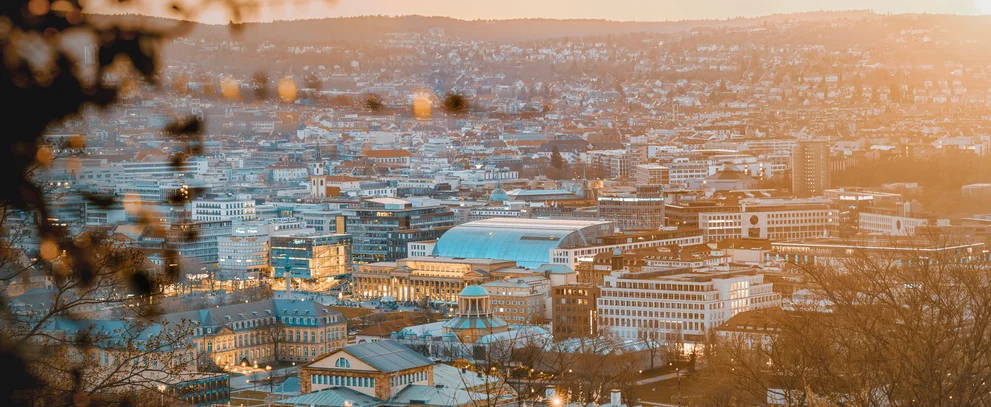 Blick auf Stuttgart
