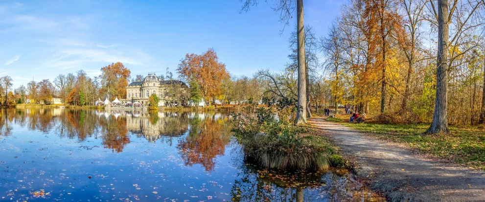 Blick auf Schloss Monrepos in Ludwigsburg
