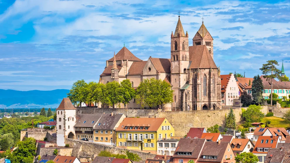 Bild auf das wunderschöne Breisach