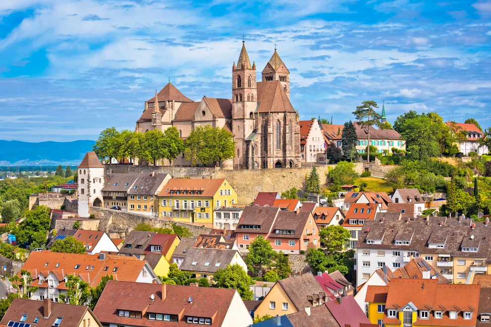 Bild auf das wunderschöne Breisach