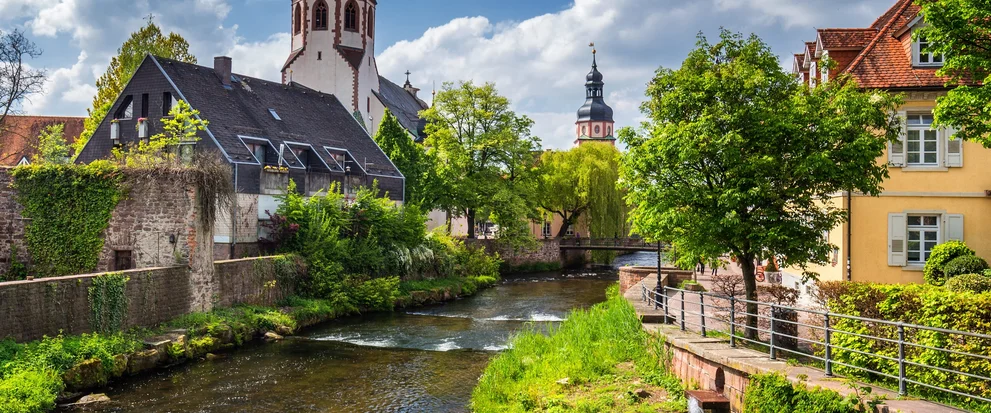 Blick auf Ettlingen