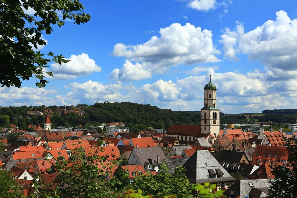 Aufnahme der Stadt Biberach