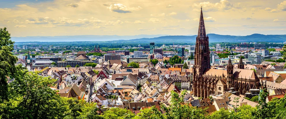Blick auf Freiburg