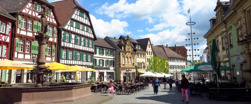 Blick auf Bretten