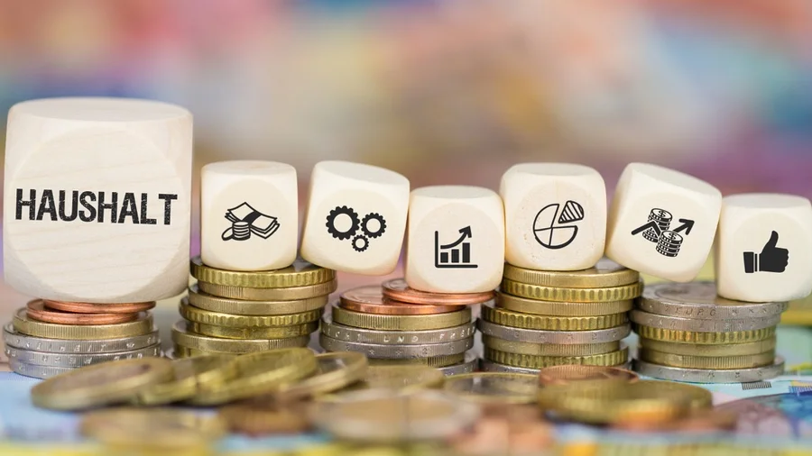 Symbolbild zum Thema Geld und Haushalt.