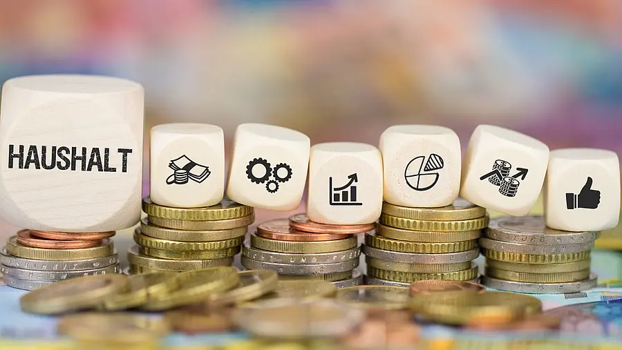 Symbolbild zum Thema Geld und Haushalt.