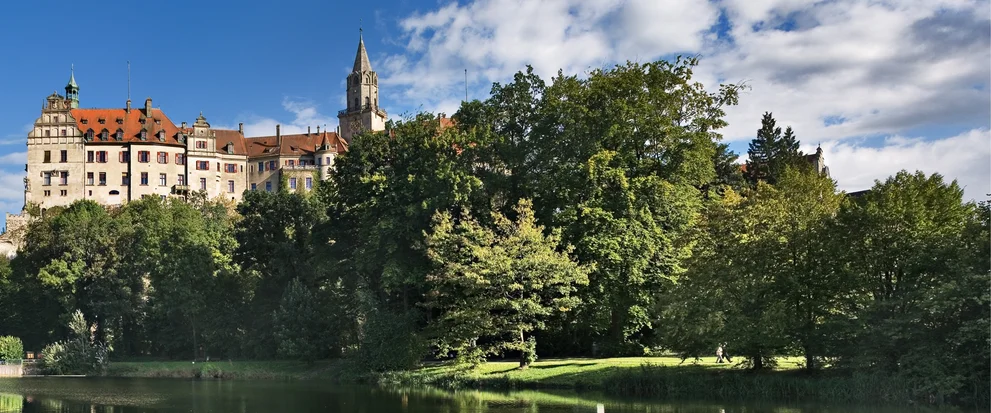 Blick auf das Hohenzollernschloss Sigmaringen
